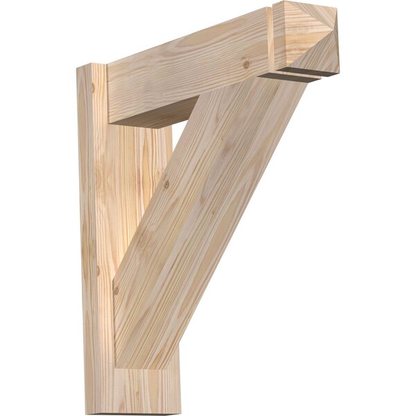 Ekena Millwork Traditional Smooth Arts and Crafts Outlooker, Douglas Fir, 5 1/2"W x 20"D x 20"H OUT06X20X20TRA03SDF - main